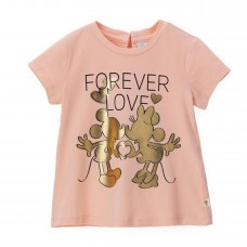 ORIGINAL MARINES  DCPV1169NF VARIANTE 2  T-SHIRT DISNEY ΜΠΛΟΥΖΑ ΚΟΝΤΟΜΑΝΚΗ  ΡΟΖ